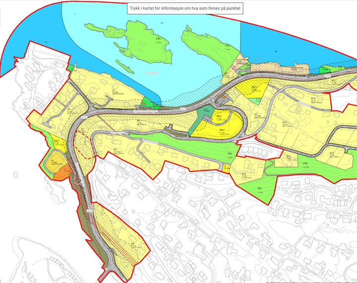 Gang og sykkelveg frå Sentrum til Bukta (FV 615 Sandane-Storebru)
